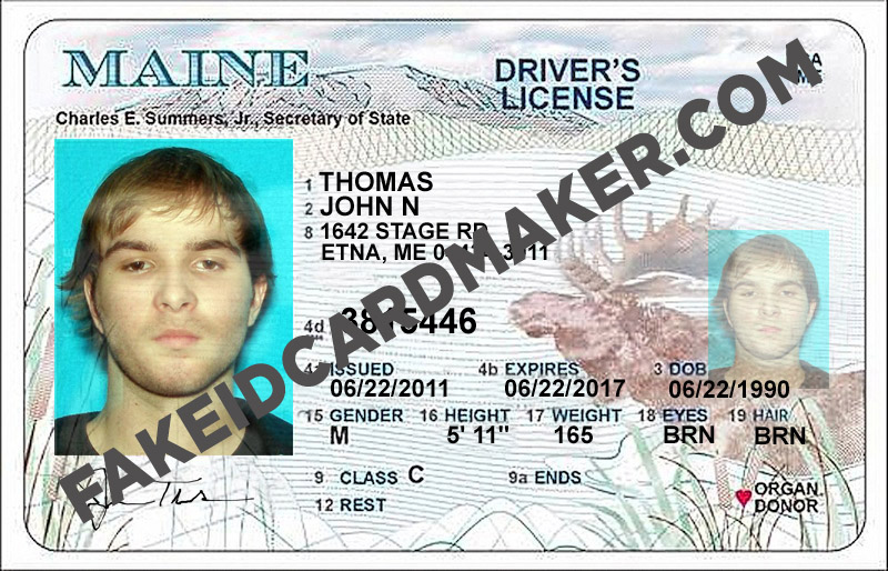 drivers license maker